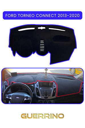 FORD Torneo Connect (2013-2020)TORPİDO KORUMA HALISI MAVİ KENAR
