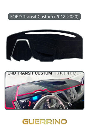 FORD Transit Custom (2012-2020)TORPİDO KORUMA HALISI GRİ KENAR