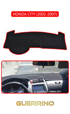HONDA CITY 2002-2007TORPİDO KORUMA HALISI KIRMIZI KENAR