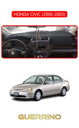 HONDA CIVIC 2000-2003TORPİDO KORUMA HALISI KIRMIZI KENAR