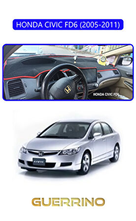 HONDA CIVIC FD6 2005-2011TORPİDO KORUMA HALISI MAVİ KENAR