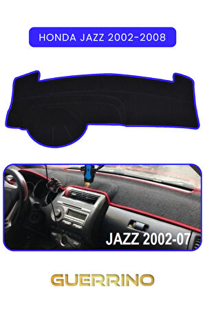 HONDA JAZZ 2002-2008TORPİDO KORUMA HALISI MAVİ KENAR