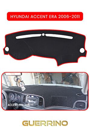 HYUNDAİ ACCENT ERA 2006-2011TORPİDO KORUMA HALISI KIRMIZI KENAR