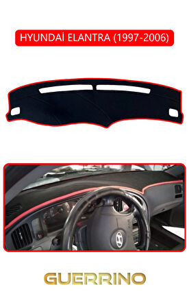 HYUNDAİ ELANTRA 1997-2006TORPİDO KORUMA HALISI KIRMIZI KENAR