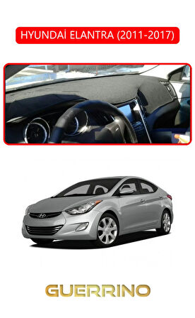 HYUNDAİ ELANTRA 2011-2017TORPİDO KORUMA HALISI KIRMIZI KENAR