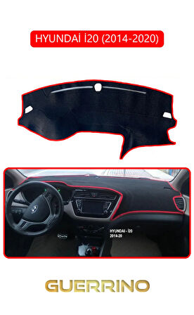 HYUNDAİ İ20 2014-2020TORPİDO KORUMA HALISI KIRMIZI KENAR