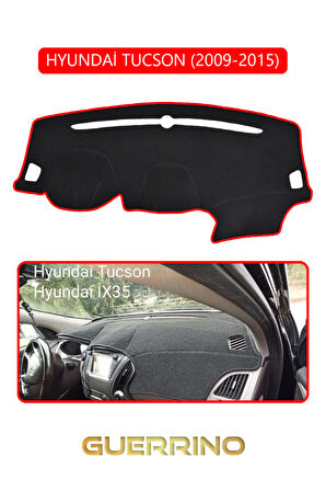 HYUNDAİ TUCSON 2009-2015TORPİDO KORUMA HALISI KIRMIZI KENAR