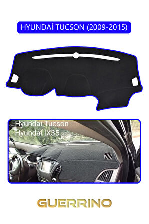 HYUNDAİ TUCSON 2009-2015TORPİDO KORUMA HALISI MAVİ KENAR