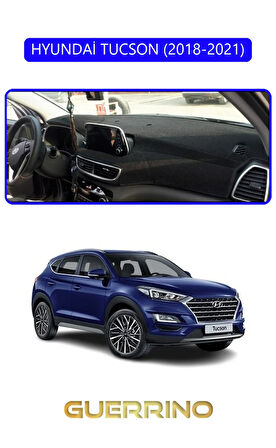 HYUNDAİ TUCSON 2018-2021TORPİDO KORUMA HALISI MAVİ KENAR