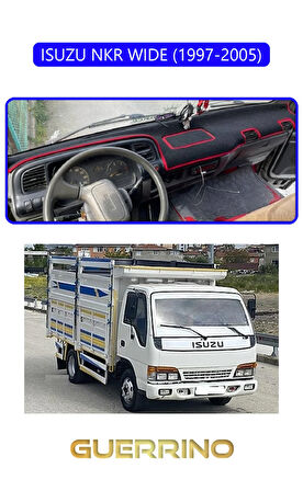 ISUZU NKR WIDE 1997 - 2005TORPİDO KORUMA HALISI MAVİ KENAR