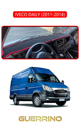 IVECO DAILY 2011-2014TORPİDO KORUMA HALISI KIRMIZI KENAR