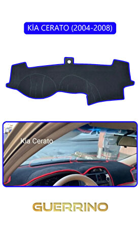 KİA CERATO 2004-2008TORPİDO KORUMA HALISI MAVİ KENAR