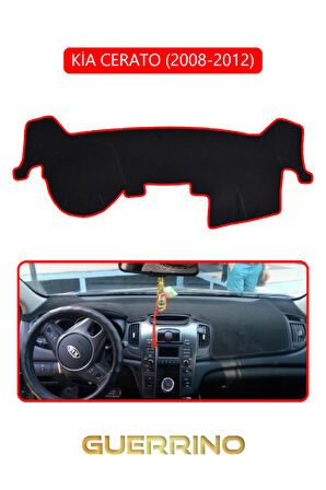 KİA CERATO 2008-2012TORPİDO KORUMA HALISI KIRMIZI KENAR