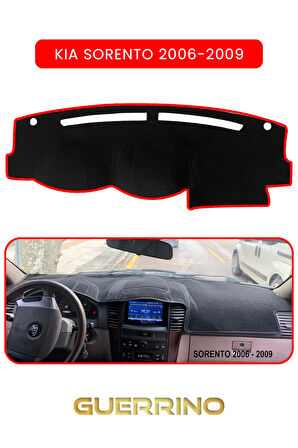 KİA SORENTO 2006-2009TORPİDO KORUMA HALISI KIRMIZI KENAR