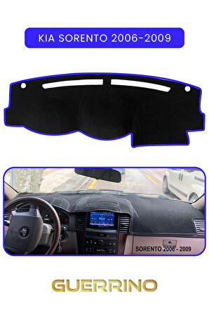 KİA SORENTO 2006-2009TORPİDO KORUMA HALISI MAVİ KENAR