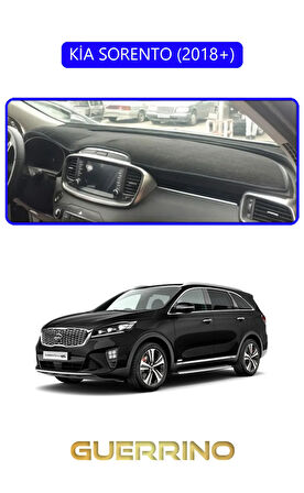 KİA SORENTO 2018+TORPİDO KORUMA HALISI MAVİ KENAR
