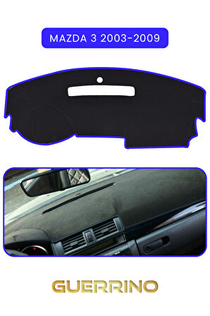 MAZDA 3 2003-2009TORPİDO KORUMA HALISI MAVİ KENAR