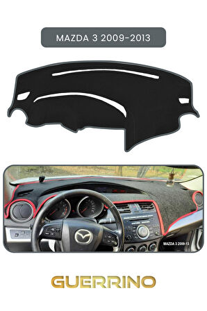 MAZDA 3 2009-2013TORPİDO KORUMA HALISI GRİ KENAR