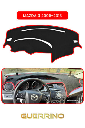 MAZDA 3 2009-2013TORPİDO KORUMA HALISI KIRMIZI KENAR
