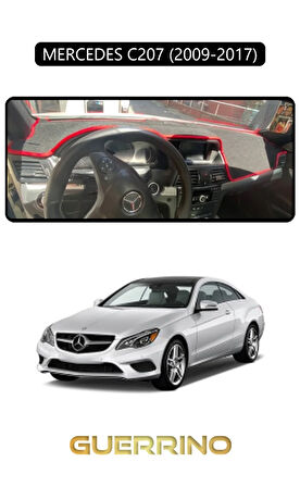 MERCEDES C207 2009-2017TORPİDO KORUMA HALISI SİYAH KENAR