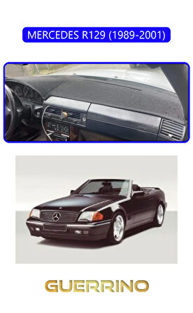 MERCEDES R129 1989-2001TORPİDO KORUMA HALISI MAVİ KENAR