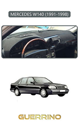 MERCEDES W140 1991-1998TORPİDO KORUMA HALISI GRİ KENAR