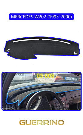 MERCEDES W202 1993-2000TORPİDO KORUMA HALISI MAVİ KENAR