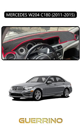 MERCEDES W204 C180 2011-2015TORPİDO KORUMA HALISI SİYAH KENAR