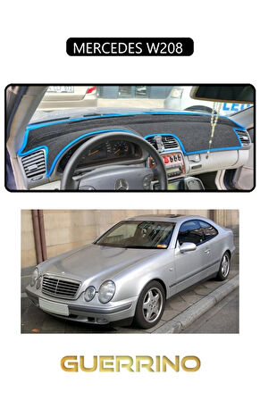 MERCEDES W208 TORPİDO KORUMA HALISI SİYAH KENAR