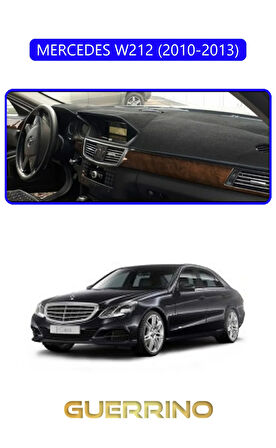 MERCEDES W212 2010-2013TORPİDO KORUMA HALISI MAVİ KENAR