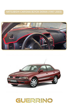 MITSUBISHI CARISMA BÜYÜK EKRAN 1997-2003TORPİDO KORUMA HALISI BEJ KENAR