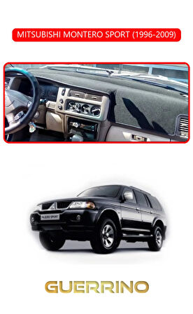 MITSUBISHI MONTERO SPORT 1996-2009TORPİDO KORUMA HALISI KIRMIZI KENAR
