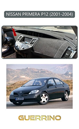 NİSSAN PRİMERA P12 2001-2004TORPİDO KORUMA HALISI GRİ KENAR