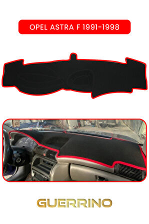 OPEL Astra F 1991-1998TORPİDO KORUMA HALISI KIRMIZI KENAR