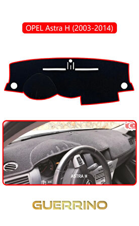 OPEL Astra H (2003-2014)TORPİDO KORUMA HALISI KIRMIZI KENAR