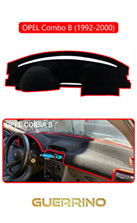 OPEL Corsa B  COMBO B (1992-2000)TORPİDO KORUMA HALISI KIRMIZI KENAR