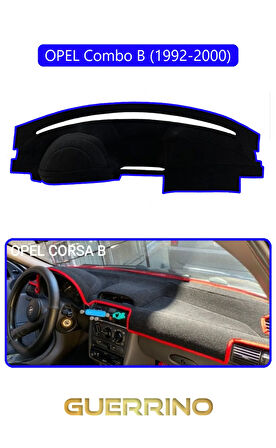 OPEL Corsa B  COMBO B (1992-2000)TORPİDO KORUMA HALISI MAVİ KENAR