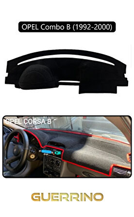 OPEL Corsa B  COMBO B (1992-2000)TORPİDO KORUMA HALISI SİYAH KENAR