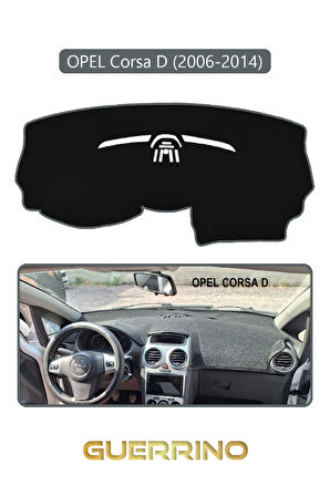 OPEL Corsa D (2006-2014)TORPİDO KORUMA HALISI GRİ KENAR