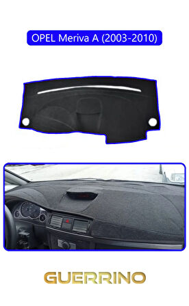 OPEL Meriva A (2003-2010)TORPİDO KORUMA HALISI MAVİ KENAR