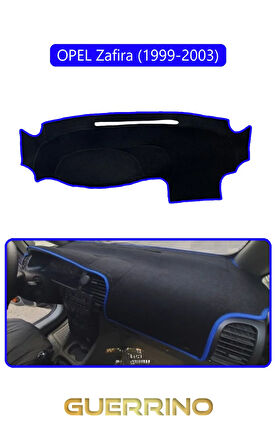 OPEL Zafira (1999-2003)TORPİDO KORUMA HALISI MAVİ KENAR
