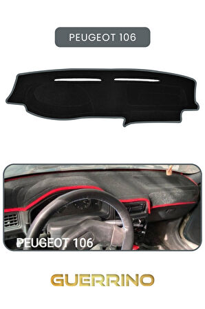 PEUGEOT 106 TORPİDO KORUMA HALISI GRİ KENAR