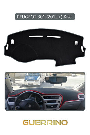 PEUGEOT 301 (2012+) TORPİDO KORUMA HALISI GRİ KENAR