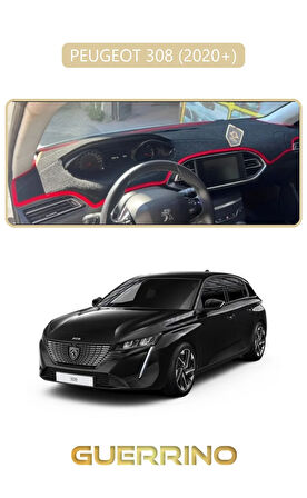 PEUGEOT 308 (2020+)TORPİDO KORUMA HALISI BEJ KENAR