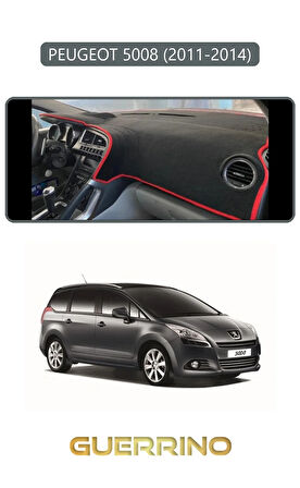 PEUGEOT 5008 (2011-2014)TORPİDO KORUMA HALISI GRİ KENAR