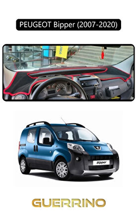 PEUGEOT Bipper (2007-2020)TORPİDO KORUMA HALISI SİYAH KENAR