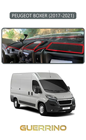 PEUGEOT BOXER 2017 - 2021TORPİDO KORUMA HALISI GRİ KENAR