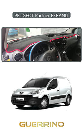 PEUGEOT Partner EKRANLITORPİDO KORUMA HALISI GRİ KENAR
