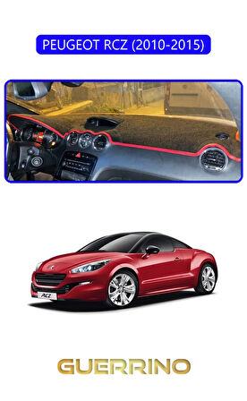 PEUGEOT RCZ 2010 - 2015TORPİDO KORUMA HALISI MAVİ KENAR