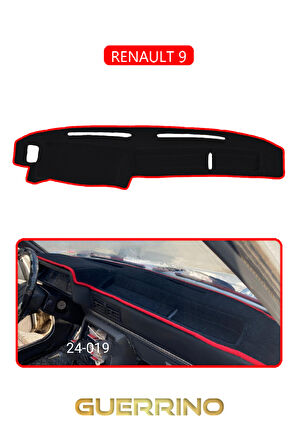 RENAULT 9 TORPİDO KORUMA HALISI KIRMIZI KENAR